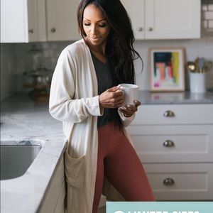 Zyia Cream cardigan size small